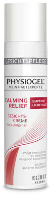 Sie sehen eine Packung PHYSIOGEL® Calming Relief Gesichtscreme für empfindliche Haut, Produktbild: 01 PHYSIOGEL® Calming Relief Gesichtscreme für empfindliche Haut, A-Nr.: 5388405 - 01