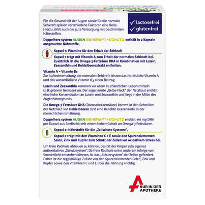 Doppelherz system AUGEN SEHKRAFT + SCHUTZ - TAG + NACHT, A-Nr.: 3448445 - 01