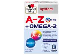 Doppelherz system A-Z + OMEGA-3 mit 19 ausgewählten Vitaminen und Mineralstoffen, A-Nr.: 5721000 - 01