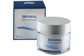 Sie sehen eine Packung Zechsal Pure Elements Gesichtscreme, Produktbild: 01 Zechsal Pure Elements Gesichtscreme, A-Nr.: 5171893 - 01