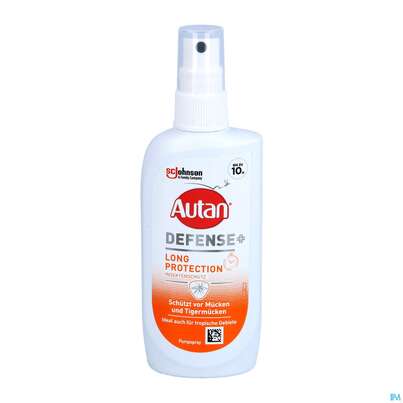 Sie sehen eine Packung Autan Defense Long Protection Pump Spray 100ml, Produktbild: 01 Autan Defense Long Protection Pump Spray 100ml, A-Nr.: 5619187 - 01