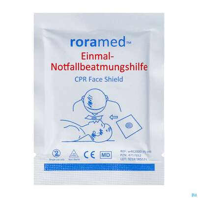 Erste Hilfe Notfallbeatmungstuch Einmal W4620 1st, A-Nr.: 4757852 - 02