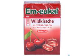 Em-eukal Bonbons Zuckerfrei Wildkirsche Box 50g, A-Nr.: 5334869 - 01
