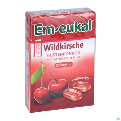 Em-eukal Bonbons Zuckerfrei Wildkirsche Box 50g, A-Nr.: 5334869 - 03