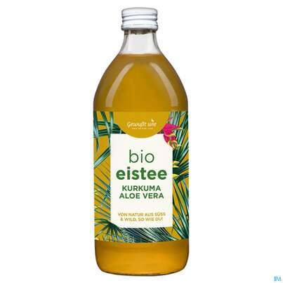 Sie sehen eine Packung Gewusst Wie Bio Eistee Aloe Vera 330ml, Produktbild: 02 Gewusst Wie Bio Eistee Aloe Vera 330ml, A-Nr.: 5789736 - 02