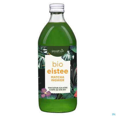 Sie sehen eine Packung Gewusst Wie Bio Eistee Matcha Ingwer 330ml, Produktbild: 02 Gewusst Wie Bio Eistee Matcha Ingwer 330ml, A-Nr.: 5789765 - 02