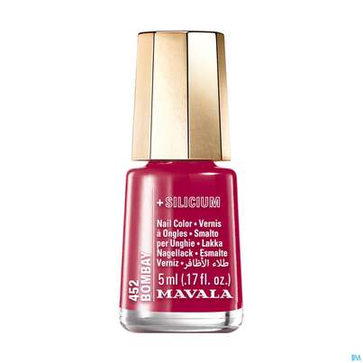 Sie sehen eine Packung Mavala Nagellacke +si 452 Bombay 5ml, Produktbild: 02 Mavala Nagellacke +si 452 Bombay 5ml, A-Nr.: 5801360 - 02