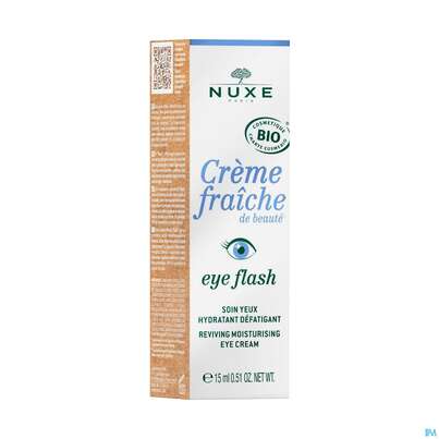 Sie sehen eine Packung Nuxe Creme/fraiche/de Beaute Eye Cream Feuchtigkeits- Spendend 2023 15ml, Produktbild: 02 Nuxe Creme/fraiche/de Beaute Eye Cream Feuchtigkeits- Spendend 2023 15ml, A-Nr.: 5821090 - 02