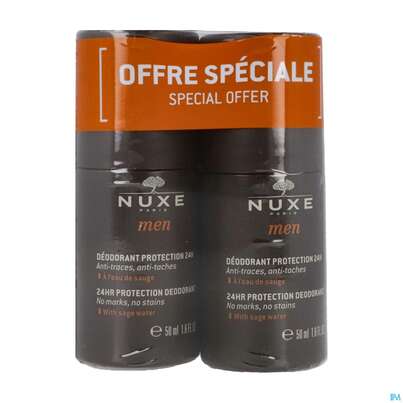 Nuxe Men Deodorant Duo 50ml 2st, A-Nr.: 5479504 - 02