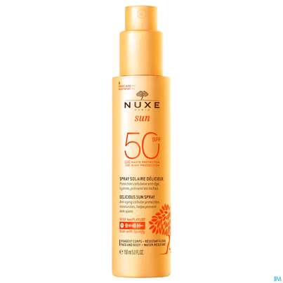 Sonnenprodukte Nuxe Sun Milkspray Lsf50 Koerper +gesicht 150ml, A-Nr.: 4759420 - 01