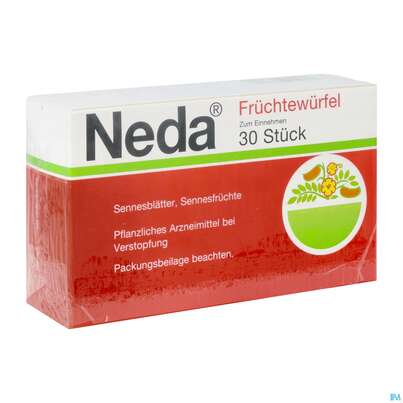 Sie sehen eine Packung Neda Fruechtewuerfel 30st, Produktbild: 02 Neda Fruechtewuerfel 30st, A-Nr.: 0068788 - 02