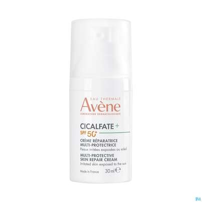 Sie sehen eine Packung Avene Cicalfate+ Multi Protect Repair Creme 50+ 30ml, Produktbild: 03 Avene Cicalfate+ Multi Protect Repair Creme 50+ 30ml, A-Nr.: 5862309 - 03