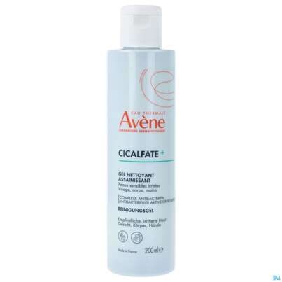 Sie sehen eine Packung Avene Cicalfate+ Reinigungsgel 200ml, Produktbild: 01 Avene Cicalfate+ Reinigungsgel 200ml, A-Nr.: 5862060 - 01