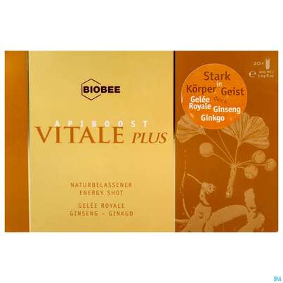 Biobee Apiboost Trinkampulle Vitale/plus Natur Energie Shot 20st, A-Nr.: 5835726 - 01