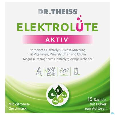 Sie sehen eine Packung Dr.theiss Elektroluete Aktiv Sachet 15st, Produktbild: 01 Dr.theiss Elektroluete Aktiv Sachet 15st, A-Nr.: 5857024 - 01