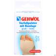 Sie sehen eine Packung Gehwol Vorfusspolster +bandage Gross Links Nr.64 1st, Produktbild: 01 Gehwol Vorfusspolster +bandage Gross Links Nr.64 1st, A-Nr.: 4853917 - 01
