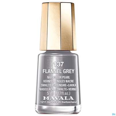 Sie sehen eine Packung Mavala Nagellacke 137 Flan Grey 5ml, Produktbild: 01 Mavala Nagellacke 137 Flan Grey 5ml, A-Nr.: 4270386 - 01