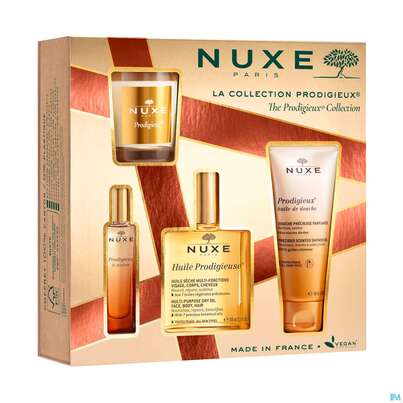 Nuxe Xmas/2023/prod.collection Hp Oel 100ml+douche 100 +le Parfum 15ml+kerze 1st, A-Nr.: 5808818 - 02