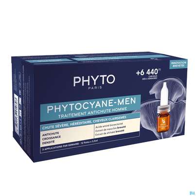Phyto Cyane Men Progressive 12x3,5ml 42ml, A-Nr.: 5222426 - 03
