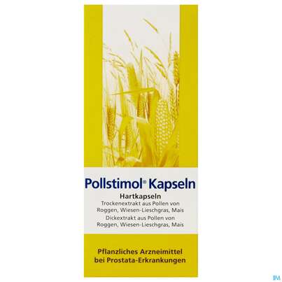 Sie sehen eine Packung Pollstimol Kapseln 60st, Produktbild: 01 Pollstimol Kapseln 60st, A-Nr.: 5520980 - 01