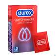 Sie sehen eine Packung Praeservative Durex Latexkondome Gefuehlsecht Extra Feucht 10st, Produktbild: 04 Praeservative Durex Latexkondome Gefuehlsecht Extra Feucht 10st, A-Nr.: 4266574 - 04