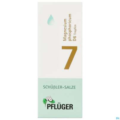 Sie sehen eine Packung Schuess 7 Magn Phos D 6 Pflu 30ml, Produktbild: 01 Schuess 7 Magn Phos D 6 Pflu 30ml, A-Nr.: 3703593 - 01