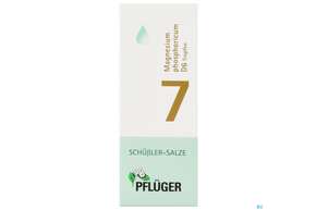 Sie sehen eine Packung Schuess 7 Magn Phos D 6 Pflu 30ml, Produktbild: 01 Schuess 7 Magn Phos D 6 Pflu 30ml, A-Nr.: 3703593 - 01