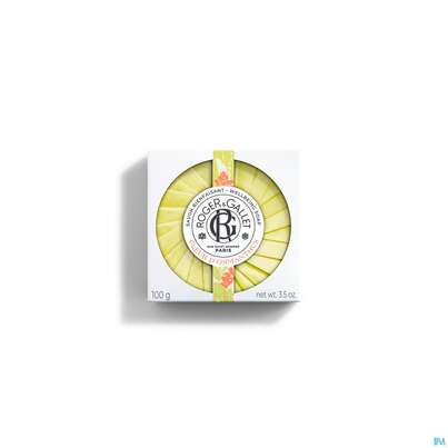 Sie sehen eine Packung Seifen Roger & Gallet Wellbeing Soap Fleur Dosmanthus 100g, Produktbild: 01 Seifen Roger & Gallet Wellbeing Soap Fleur Dosmanthus 100g, A-Nr.: 5733374 - 01