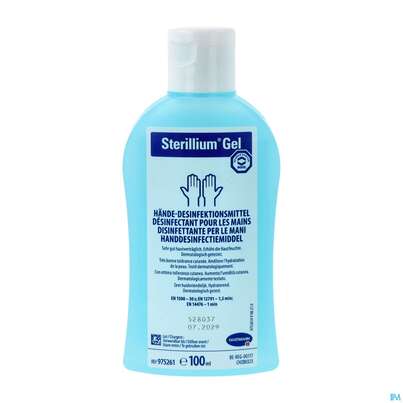 Sie sehen eine Packung Sterillium Haendedesinfektion Gel 100ml, Produktbild: 02 Sterillium Haendedesinfektion Gel 100ml, A-Nr.: 3836058 - 02