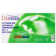 Sie sehen eine Packung Untersuchungshandschuhe -dumax Latex Puderfrei L 100st, Produktbild: 01 Untersuchungshandschuhe -dumax Latex Puderfrei L 100st, A-Nr.: 2995464 - 01