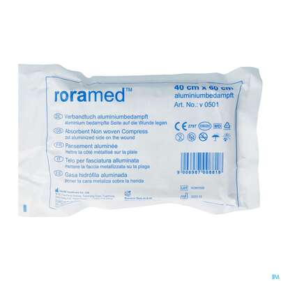 Verbandtuecher Metallisiert Steril 40x 60cm -roramed V 050 1st, A-Nr.: 4405981 - 02