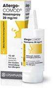 Sie sehen eine Packung Allergo-Comod Nasenspray, Produktbild: 01 Allergo-Comod Nasenspray, A-Nr.: 2444540 - 01