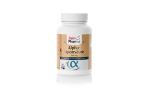 Sie sehen eine Packung Zeinpharma Alpha-Liponsäure ALA Kapseln, Produktbild: 01 Zeinpharma Alpha-Liponsäure ALA Kapseln, A-Nr.: 3956561 - 01