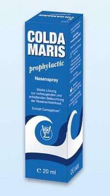 Sie sehen eine Packung Coldamaris prophylactic Nasenspray, Produktbild: 01 Coldamaris prophylactic Nasenspray, A-Nr.: 3590634 - 01
