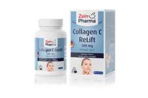 Sie sehen eine Packung Zeinpharma Collagen C Relift Kapseln, Produktbild: 01 Zeinpharma Collagen C Relift Kapseln, A-Nr.: 4331952 - 01