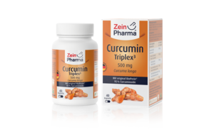 Sie sehen eine Packung Zeinpharma Curcumin 500 mg, Produktbild: 01 Zeinpharma Curcumin 500 mg, A-Nr.: 4358425 - 01