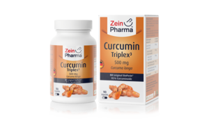 Sie sehen eine Packung Zeinpharma Curcumin 500 mg, Produktbild: 01 Zeinpharma Curcumin 500 mg, A-Nr.: 4358419 - 01