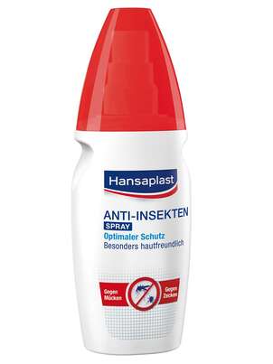 Sie sehen eine Packung Hansaplast Anti-Insekten Spray, Produktbild: 01 Hansaplast Anti-Insekten Spray, A-Nr.: 2852285 - 01
