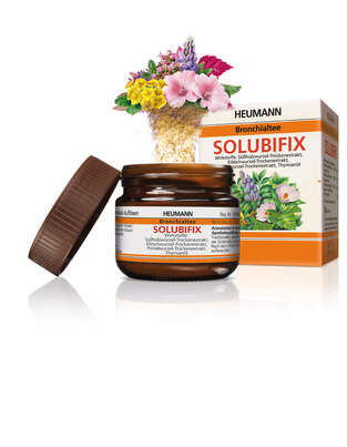 Sie sehen eine Packung Heumann Bonchialtee Solubifix, Produktbild: 02 Heumann Bonchialtee Solubifix, A-Nr.: 3758298 - 02