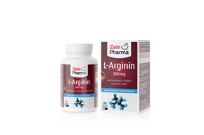 Sie sehen eine Packung Zeinpharma L-Arginin Kapseln, Produktbild: 01 Zeinpharma L-Arginin Kapseln, A-Nr.: 3956704 - 01