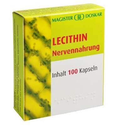 Sie sehen eine Packung Doskar Lecithin 100 Kapseln, Produktbild: 01 Doskar Lecithin 100 Kapseln, A-Nr.: 1545753 - 01
