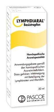Sie sehen eine Packung Lymphdiaral Basistropfen, Produktbild: 01 Lymphdiaral Basistropfen, A-Nr.: 3757459 - 01
