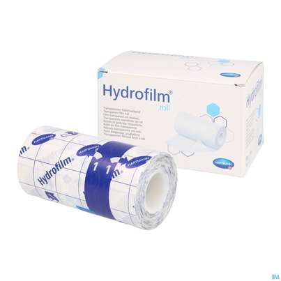 Sie sehen eine Packung Wundverband Fixierfolie Hydrofilm Roll Unsteril 10mx10cm 1st, Produktbild: 06 Wundverband Fixierfolie Hydrofilm Roll Unsteril 10mx10cm 1st, A-Nr.: 3289461 - 06