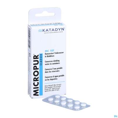 Sie sehen eine Packung Micropur Mc10t Tabl 40st, Produktbild: 05 Micropur Mc10t Tabl 40st, A-Nr.: 2528834 - 05