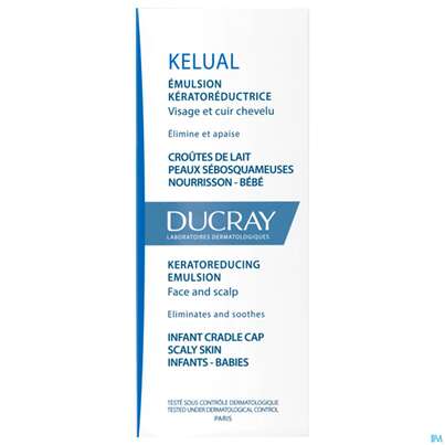 Sie sehen eine Packung Ducray Kelual Emulsion 50ml, Produktbild: 01 Ducray Kelual Emulsion 50ml, A-Nr.: 5431756 - 01