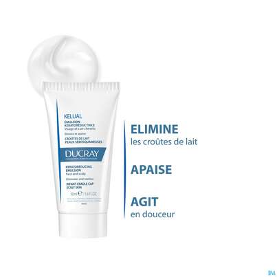 Sie sehen eine Packung Ducray Kelual Emulsion 50ml, Produktbild: 04 Ducray Kelual Emulsion 50ml, A-Nr.: 5431756 - 04