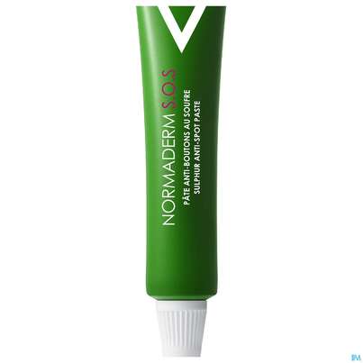 Sie sehen eine Packung Vichy Normaderm/phytosolution Anti-pickel Sulfur Paste 20ml, Produktbild: 06 Vichy Normaderm/phytosolution Anti-pickel Sulfur Paste 20ml, A-Nr.: 5304845 - 06
