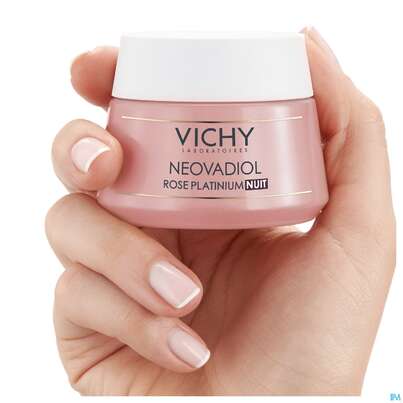 Sie sehen eine Packung Vichy Neovadiol Rose Platinum Nacht 50ml, Produktbild: 13 Vichy Neovadiol Rose Platinum Nacht 50ml, A-Nr.: 5182135 - 13