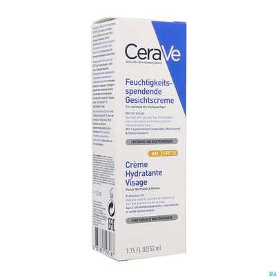 Cerave Feuchtigkeitsspendende Gesichtscreme Mit Uv-schutz 52ml, A-Nr.: 4801872 - 03
