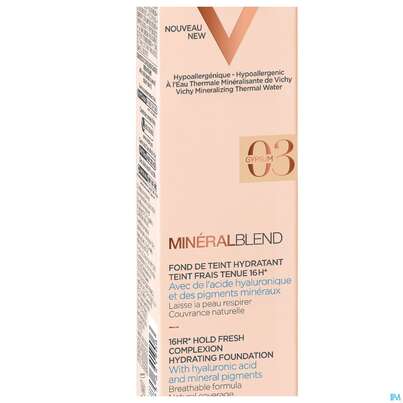 Sie sehen eine Packung Vichy Mineralblend Fluid 03 Gypsum 30ml, Produktbild: 05 Vichy Mineralblend Fluid 03 Gypsum 30ml, A-Nr.: 5045237 - 05